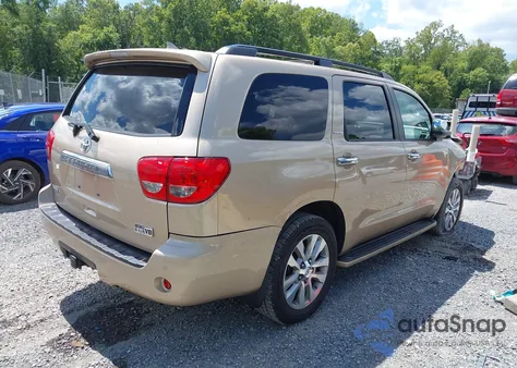 2010 Toyota Sequoia Limited 5.7L V8 z USA, uszkodzony, nr VIN 5TDJY5G15AS032692